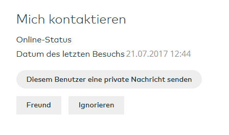 Private Nachricht versenden