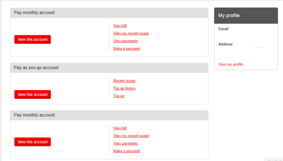 Mobile Multiple Online Accounts